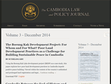 Tablet Screenshot of cambodialpj.org